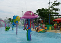 Summer Theme Park Kolam Renang Octopus Spray Aqua Park Equipment Dengan Fiberglass