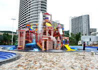 Big Steel Aquatic Play Structures Water House Untuk Taman Hiburan