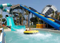 Holiday Resort Spiral / Long Water Slide FRP berwarna dewasa berwarna