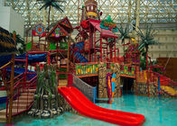 Peralatan Bermain Aqua Air Dewasa, Big Water House Maya Style Theme Park Slide