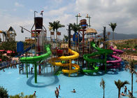 Fun Aqua Playground / Taman Hiburan Slide Dengan Semprotan / Tirai Air