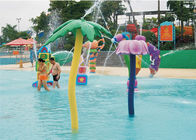 Penyiram Air Taman Fiberglass Splash Playground Peralatan Gaya Berbeda