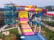 Slide Air Boomerang Raksasa Untuk Peralatan Taman Air Keluarga / Luar Ruangan