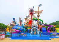 FRP Outdoor Aqua Playground Liburan Rekreasi Bermain Air Slide