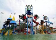 Aqua Park Playground Equipment / Amusement Theme Water House Untuk Resor
