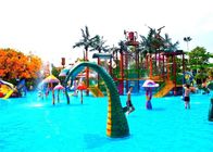 Mix Color Interactive Aqua Playground Untuk Kolam Renang Hotel