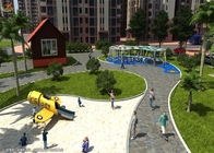 Peralatan Hiburan Taman Hiburan Aqua Playground Anak-anak Mewah