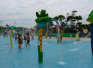 Peralatan Taman Air Ramah Lingkungan Frog Spalsh Mix Color Kids &amp;#39;Water Playground