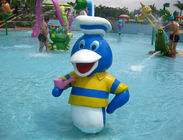 Donald Duck Sesuaikan Spray Aqua Play Game Air Fiberglass Water Park Equipment
