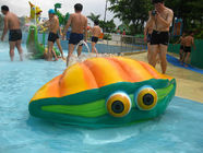Peralatan Taman Aqua Anak Fiberglass Shell Spray Toy untuk Taman Hiburan