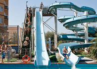 Luar Ruangan Kecepatan Air Slide Aqua Water Park Kolam Renang Slide Komersial Warna Biru
