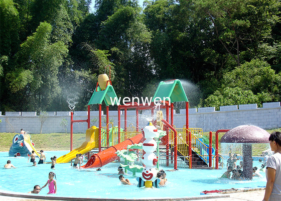 Peralatan Konstruksi Play House Fiberglass Water Park