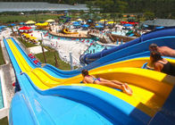 4/5 Jalur Custom Water Slides Highspeed Racing Slides Untuk Giant Aqua Park