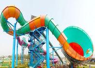 Latest Funny Custom Water Slides Colorful Fiberglass Untuk Aqua Park