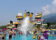 Aqua House Playground Dewasa Theme Park Pirate Ship / Amusement Water Slide