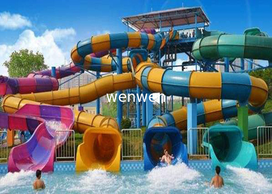 Hotel Resort Merangsang Seluncuran Air Aqua Park Tube