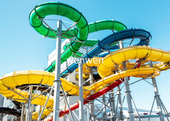 Hotel Resort Merangsang Seluncuran Air Aqua Park Tube