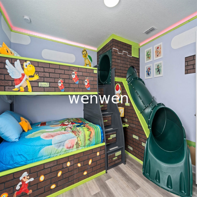 Buka pengalaman baru dari akomodasi orang tua-anak. pesona peralatan slide di kamar orang tua-anak hotel