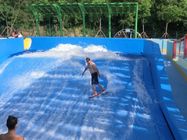 Water Park Surfing Skateboard Equipment Fiberglass Flowrider Dengan Mesin Wave Surfing
