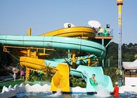 Outdoor Spiral Slide Water Slide Playground Untuk Amusement Park 1 Tahun Wanrranty