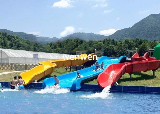 1,8m 200sq.M Family Hillside Combined Spiral Water Slide
