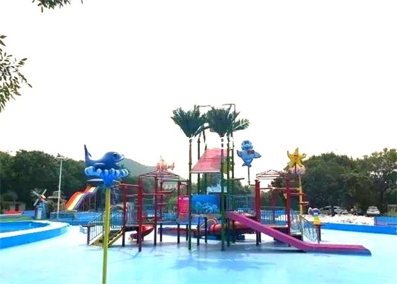 Peralatan Bermain Kolam Renang Anak Air Untuk Splash Park Anti - UV