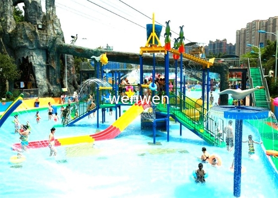 Peralatan Bermain Kolam Renang Anak Air Untuk Splash Park Anti - UV