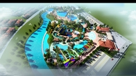 Kolam Gelombang Taman Air Buatan Air Tahan Gelombang Gelombang Surf Untuk Pantai Hotel