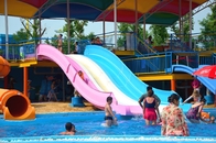 Seluncuran Air Luar Fiberglass Gabungan Anak-anak 1,9M Untuk Taman Air