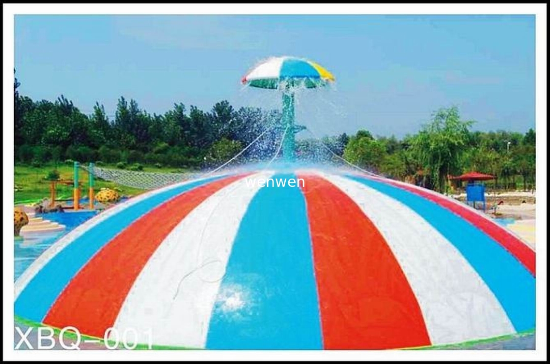 Anak-anak dan Dewasa Air Taman Peralatan Spray Aqua Play Struktur 3 ~ 5 Orang untuk Taman Air Anak-Anak