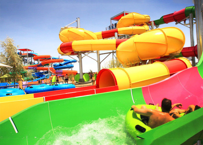 Slide Air Dewasa Dewasa Disesuaikan untuk Liburan Resort / Aqua Park